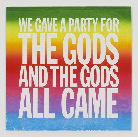 Painting by John Giorno